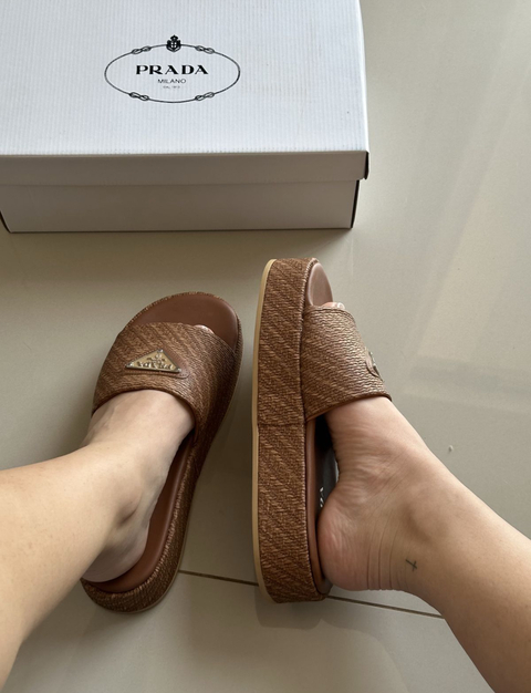 Plataforma Prada - Brown