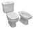 ROCA MONACO COMBO INODORO + DEPOSITO + BIDET + ASIENTO - comprar online