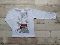 REMERA OSO ROCK