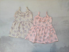 VESTIDO VOLADITO RABBIT BEIGE - comprar online