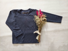REMERA BOLSILLO AZUL