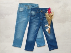 JEAN TIGRE GASTADO AZUL - comprar online