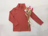 REMERA POLERA ACANALADA BORDO