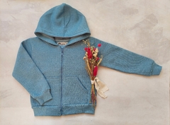 CAMPERA FRIZADA CELESTE