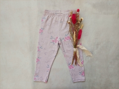 CALZA FLORES LILA