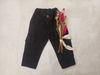 JEAN MOM CARGO DE GABARDINA NEGRO