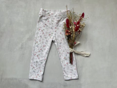 CALZA FLORES BLANCA