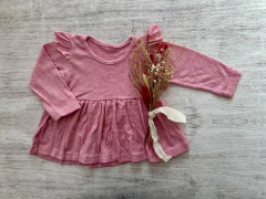 VESTIDO DE LANILLA PRINCESA ROSA