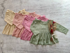 VESTIDO DE LANILLA PRINCESA ROSA - comprar online