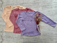 REMERA VOLADO PECHO DURAZNO - comprar online
