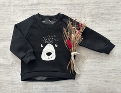 BUZO FRIZADO BEAR NEGRO