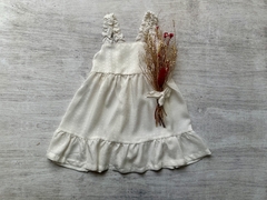 VESTIDO PLUMETI NATURAL