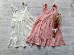 VESTIDO PLUMETI NATURAL - comprar online