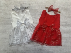 VESTIDO + VINCHA NAVIDAD - Oli baby