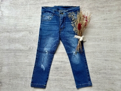 JEAN CHUPIN AZUL CON ROTURAS