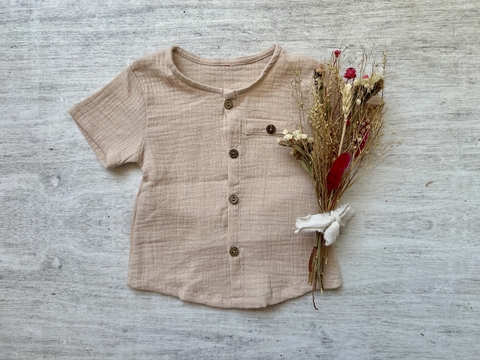 CAMISA MAO COTTON BEIGE