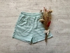 SHORT WAFFLE RAYADO AQUA