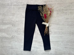 CALZA LYCRA FRISADA AZUL MARINO