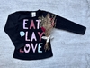 REMERA PLAY LOVE NEGRA