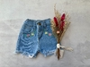 SHORT DE JEAN BORDADO PRIMAVERA