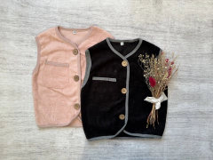 CHALECO DE MICROPOLAR TRAMADO BOSQUE NEGRO - comprar online