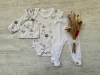 AJUAR 3 PIEZAS ANIMALITOS GRIS - comprar online