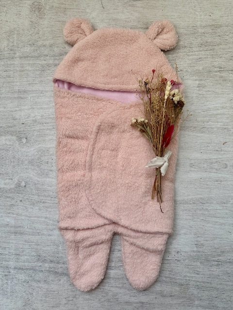 MANTA PORTAENFANT CORDERITO ROSA - comprar online