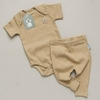 CONJUNTO MORLEY MANGA CORTA BEIGE - comprar online