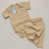 CONJUNTO MORLEY MANGA CORTA BEIGE - comprar online