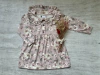 VESTIDO CUELLO PRINCESA FLOREADO ROSA