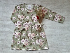 VESTIDO FLOREADO VERDE