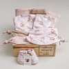 BABY BOX MADERA - AJUAR 10 PIEZAS ZORRITOS ROSA - comprar online