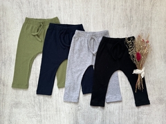 BABUCHA DE LANILLA ACANALADA VERDE - comprar online