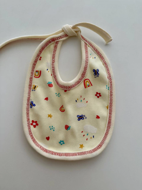 BABERO DE ALGODON ARCOIRIS - comprar online