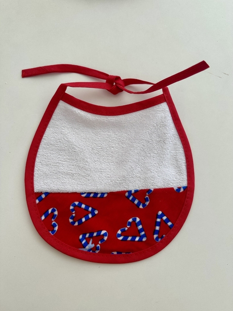 BABERO TOWEL CON IMPERMEABLE CANDY ROJO - comprar online