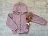 CAMPERA FRIZADA CON VOLADITOS LILA