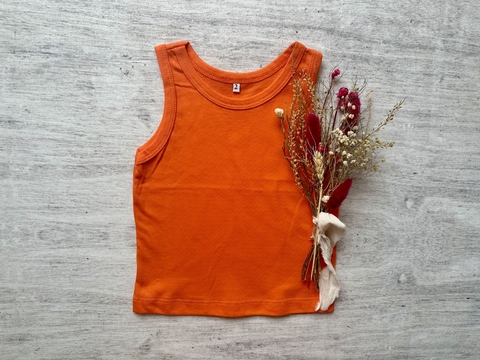 MUSCULOSA BASICA NARANJA