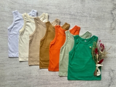 MUSCULOSA BASICA MOSTAZA - comprar online