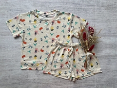 CONJUNTO-PIJAMA PIRATAS NATURAL