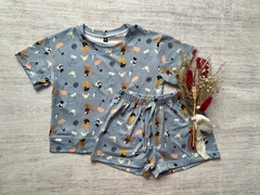 CONJUNTO-PIJAMA PIRATAS AZUL