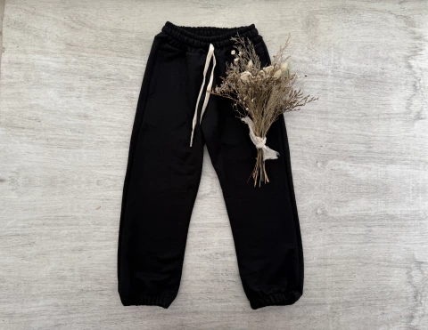 JOGGER RUSTICO CON PUÑO NEGRO - comprar online