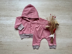 CONJUNTO DE PLUSH TRAMADO ROSA - comprar online