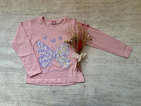 REMERA MARIPOSA MARGARITAS - comprar online