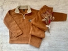CONJUNTO DE MICROPOLAR BUZO + PANTALON MOSTAZA - comprar online