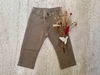 JEAN DE GABARDINA CORTE CHINO BEIGE - comprar online