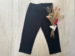 JEAN DE GABARDINA CORTE CHINO AZUL - comprar online