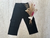 JEAN CARGO DE GABARDINA NEGRO - comprar online