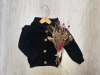 CARDIGAN TEJIDO CON BOTONES NEGRO - comprar online