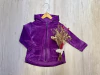 CAMPERA DE PLUSH TRAMADA VIOLETA - comprar online