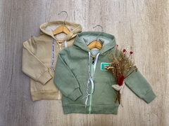 CAMPERA FRIZADA PISTACHO en internet